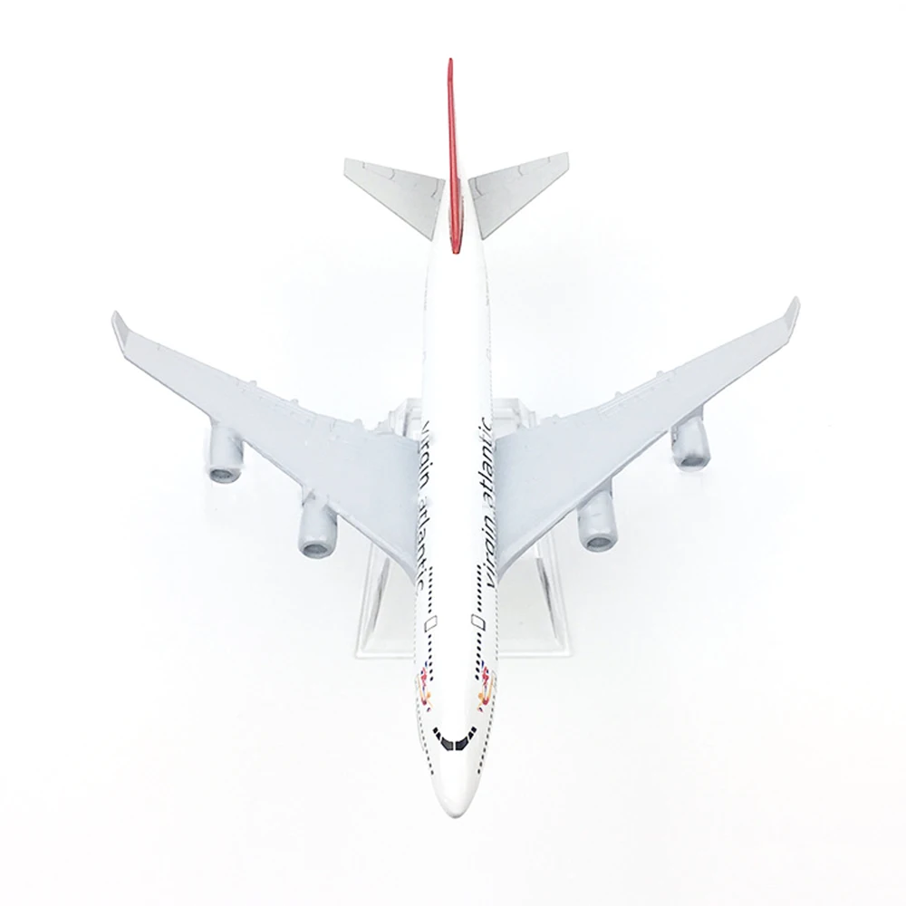 1/400 весы летательный аппарат B747 Virgin Atlantic 16 см сплав самолет Boeing 747 модель игрушки