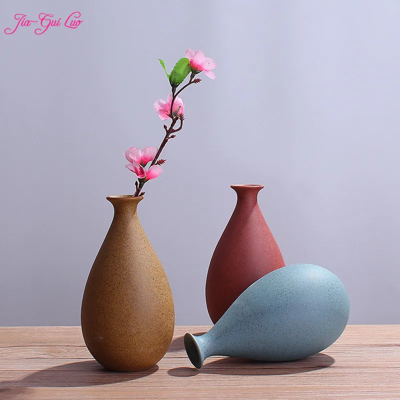

JIA-GUI LUO Ceramic creative fashion ceramic vase Modern minimalist porcelain living room desktop decorative dried flowers C024