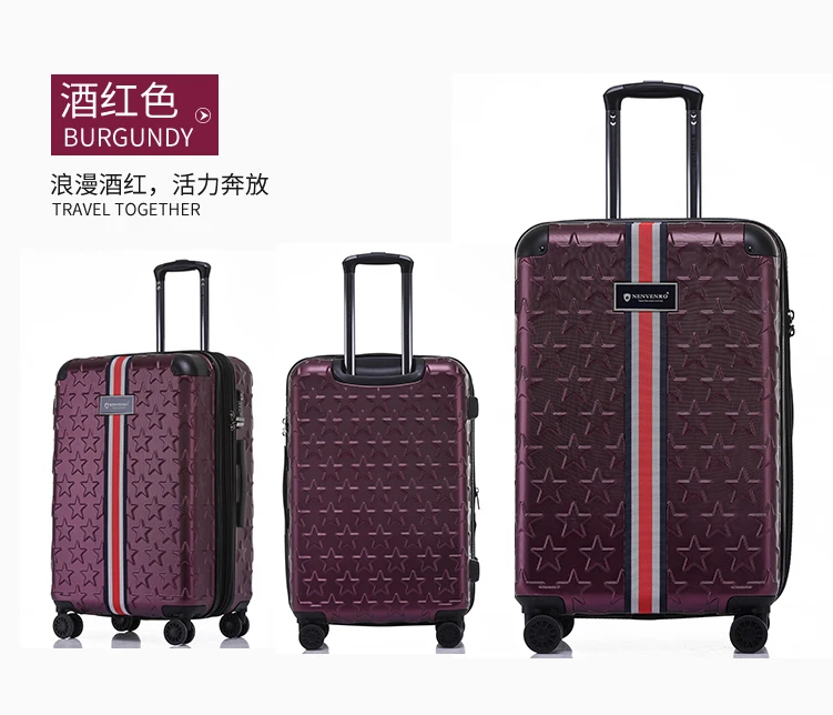 CARRYLOVE Прекрасный Бизнес-Чемодан 20/24/28 sizehigh качество модные ПК скользящий Чемодан фирменный туристический чемодан на вращающихся колесиках
