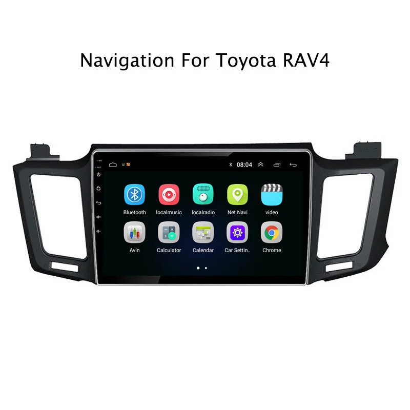 Ectwodvd Android 8 1 dvd плеер для автомобиля gps навигация Toyota RAV4 2013 2014 2015 2016 2017 2018 с Радио