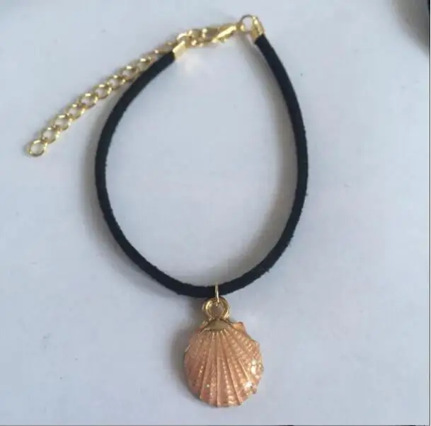 sl 0146 2018 velvet black retro alloy shell bracelet fashion jewelry Bohemian style beach skirt most beautiful gift | Украшения и