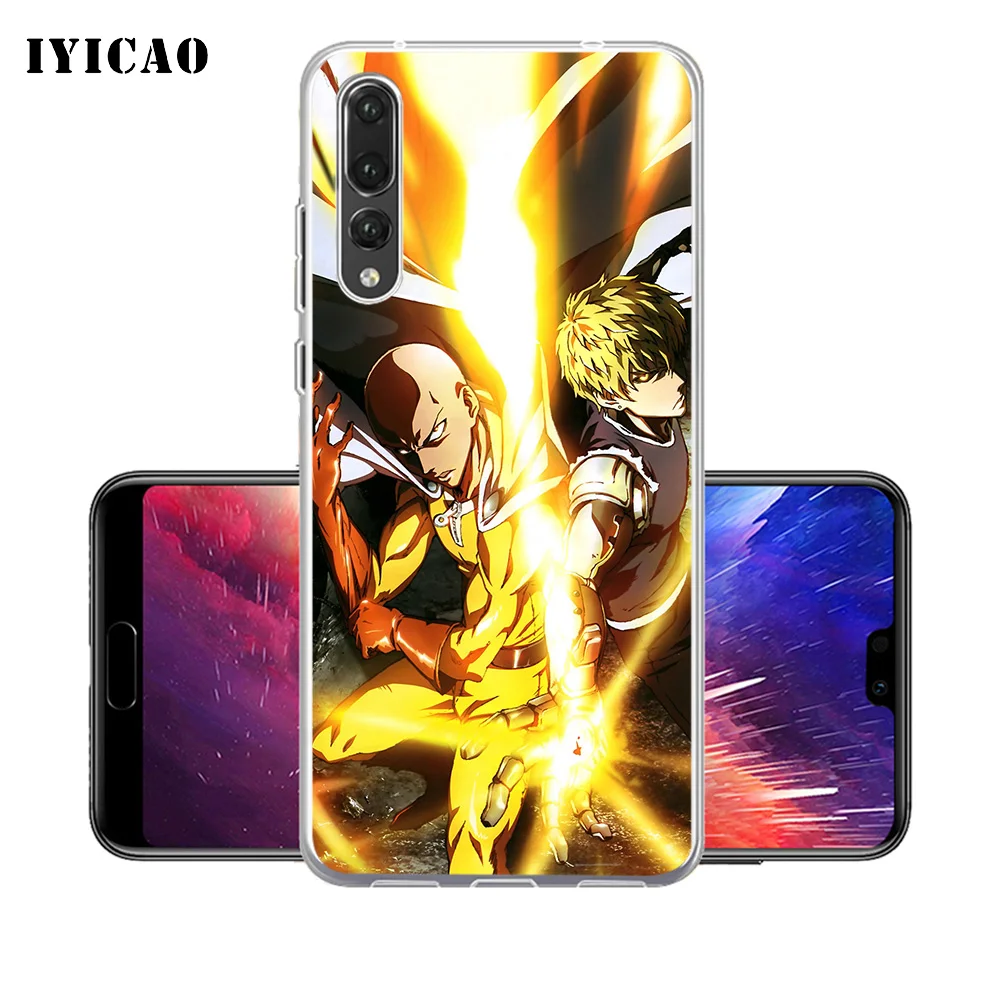 IYICAO One Punch Man Saitama Мягкий силиконовый чехол для телефона Huawei P30 P20 Pro P10 P9 P8 Lite P Smart TPU |