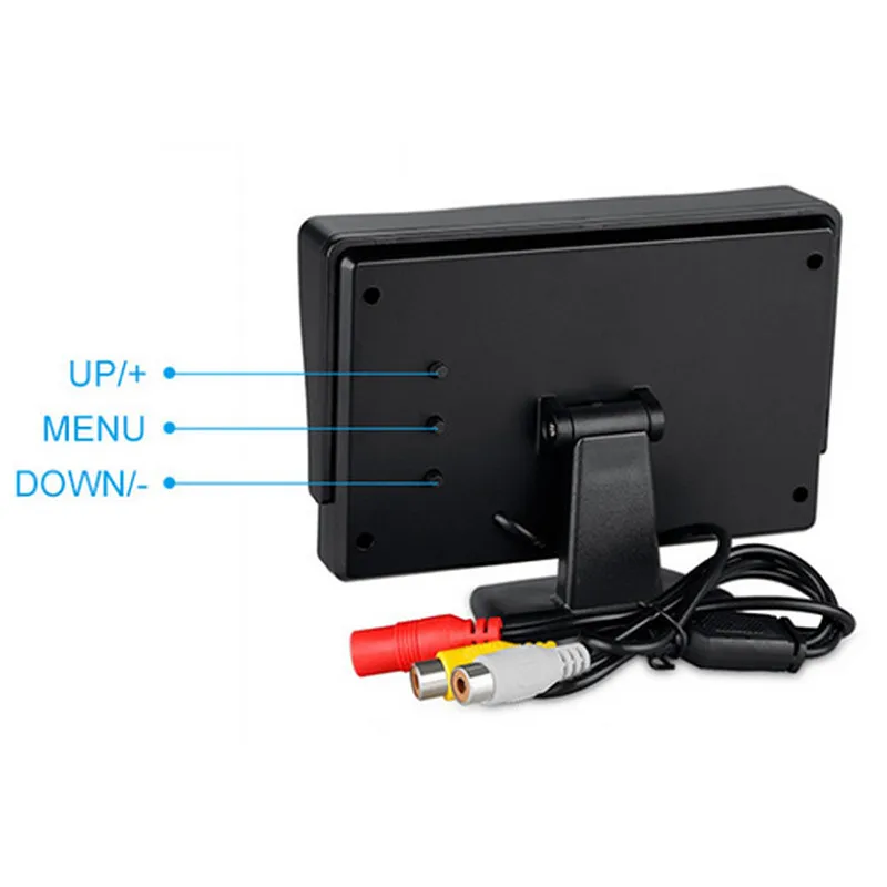 4 3 ''VGA монитор TFT LCD цветной высокого разрешения 2 канальный видео вход дисплей