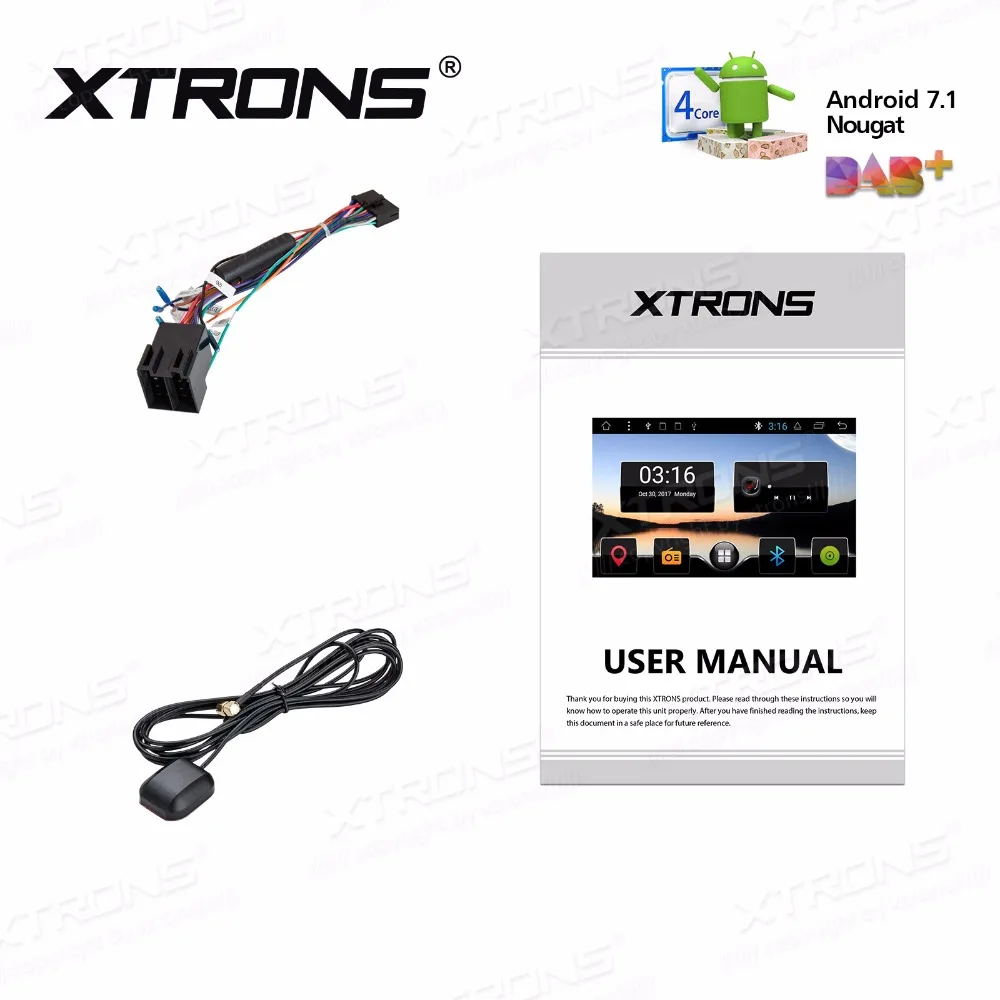 XTRONS 7 дюймов Android 1 радио в тире Универсальный Автомобильный Стерео Авторадио