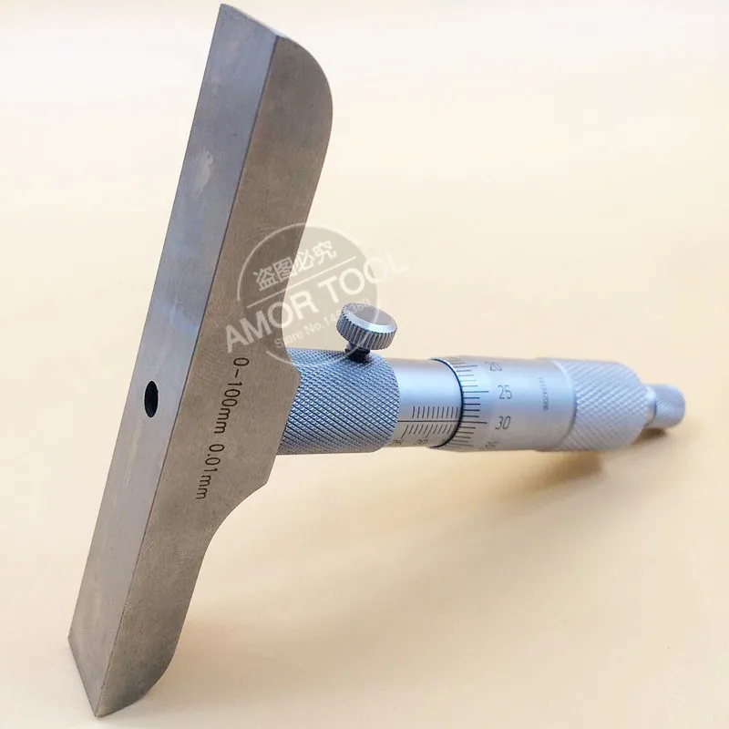 Микрометр глубиномер 0 100 мм /. 01 микрометр глубины вместе с 4 стержня из