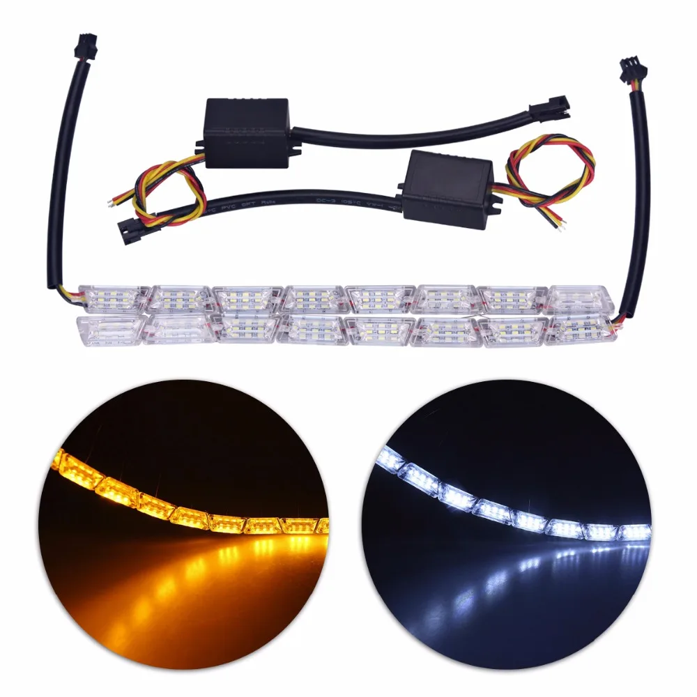 Авто гибкий переключатель LED Knight Rider полосы света для фар последовательного Flasher