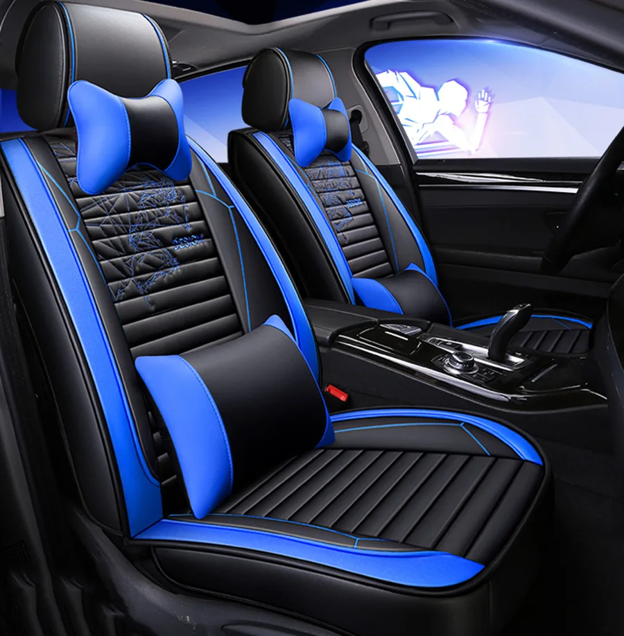 Универсальный кожаный чехол для сиденья автомобиля Renault CAPTUR clio 1 2 3 4 CLIO Grandtour duster fluence KADJAR koleos