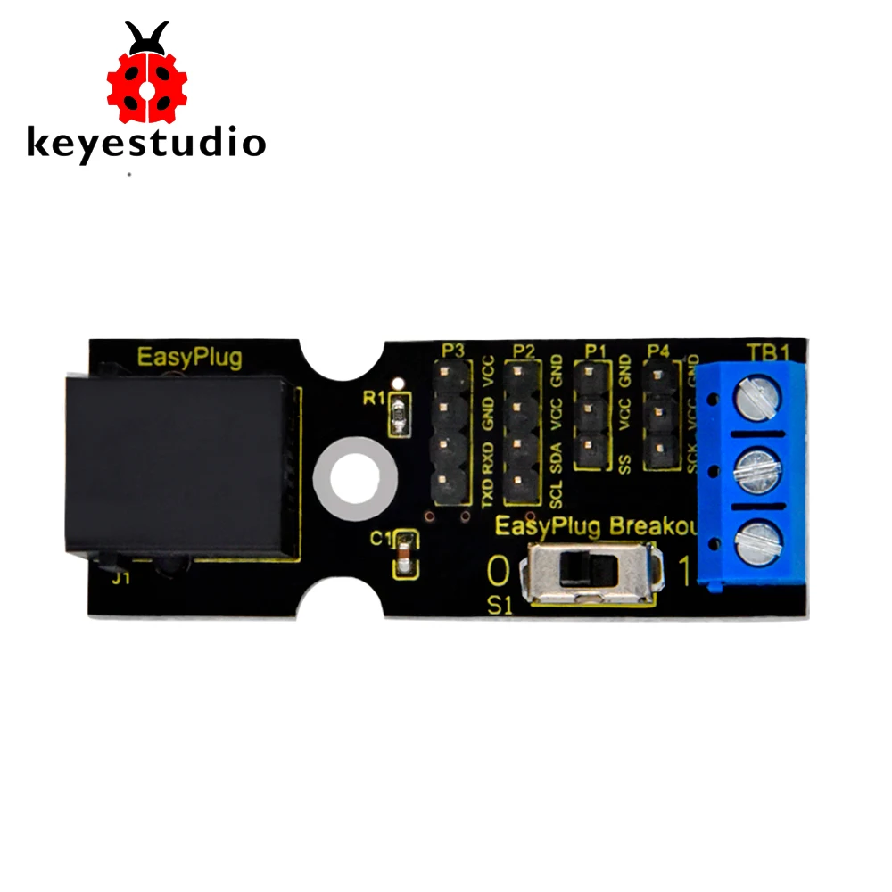 Keyestudio простой разъем RJ11 6P6C Защитная плата для Arduino|Аксессуары демонстрационных