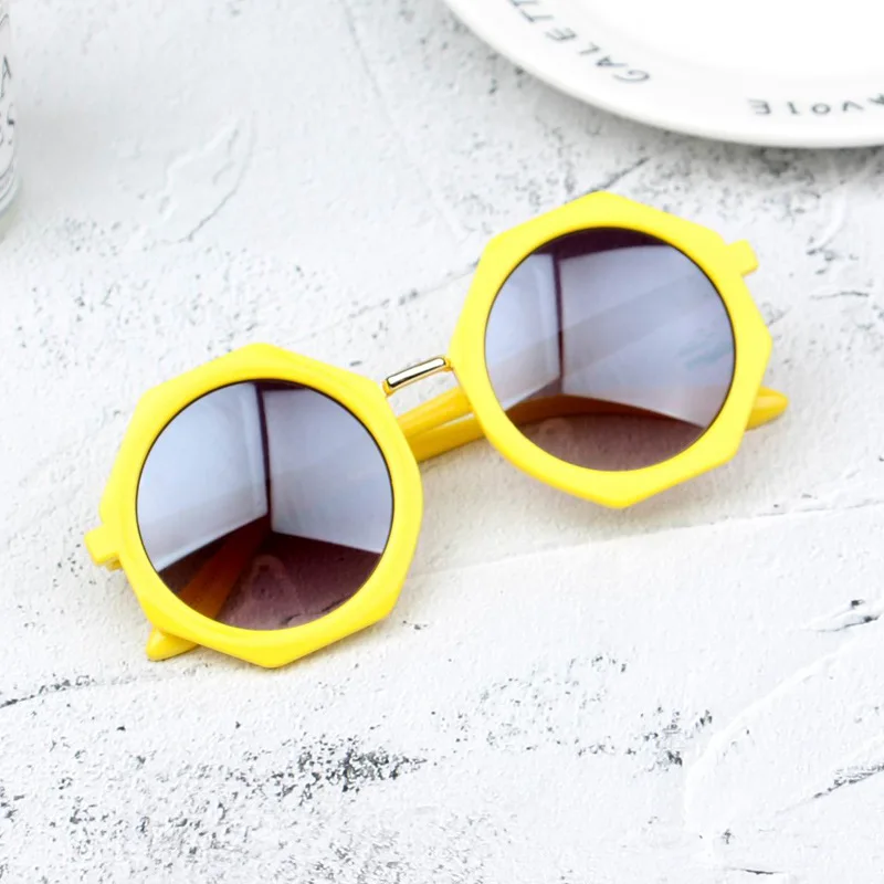 Cute kinder zonnebril baby Girls&ampboys designer wholesale Round lens sunglasses UV400 Fashion kids children oculos de sol n694 |