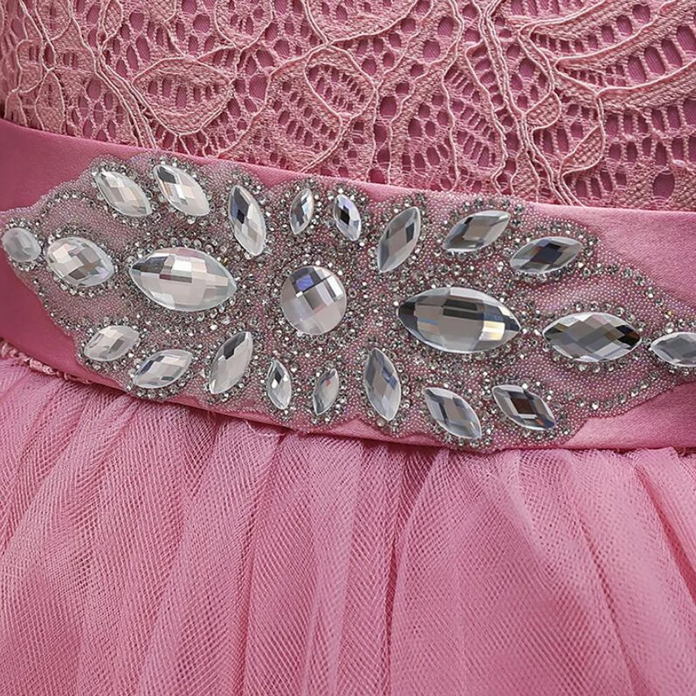 Платья для больших девочек; Детские платья для первого причастия для девочек; фатиновые кружевные свадебные костюмы принцессы для детей младшего возраста; одежда для детей