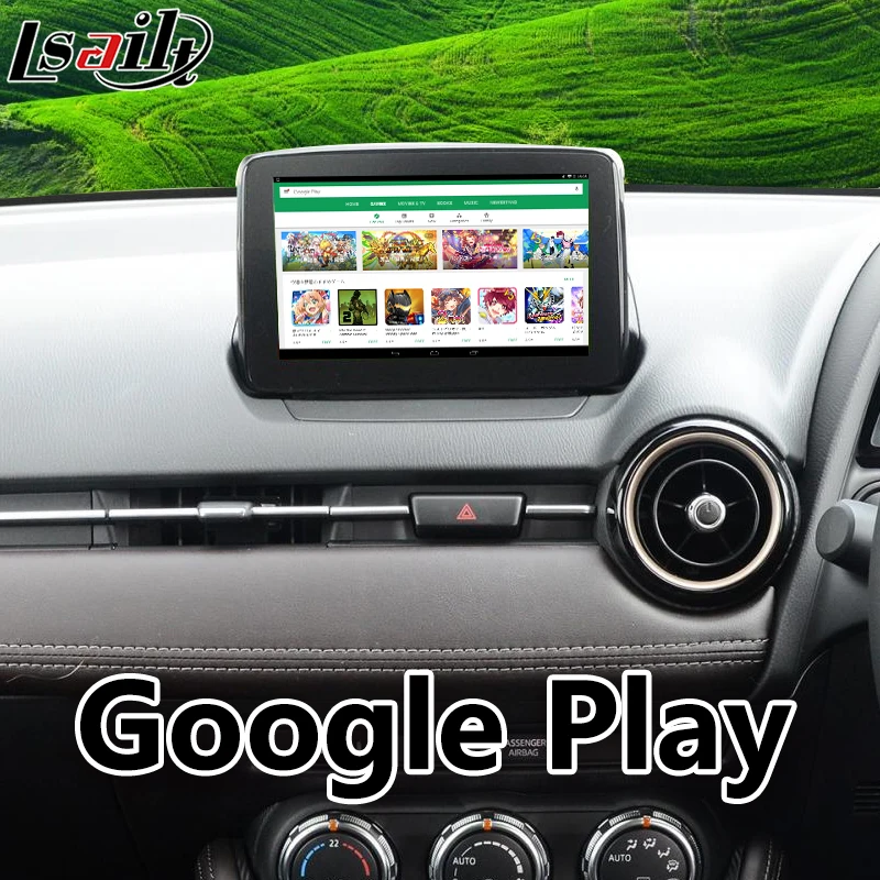 CarPlay и Android видео интерфейс для Mazda 2 Demio 2014 20 GPS навигационная коробка поддержка