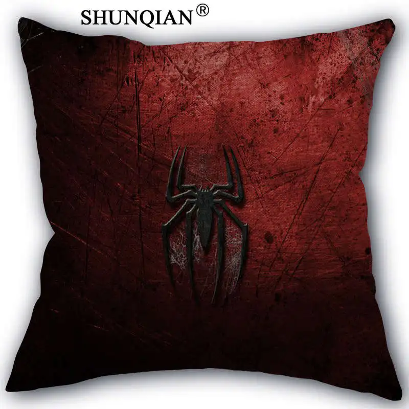 Pillow case Wz5165 Marvel Человек-паук Подушки Детские случае бросает белье хлопок Подушки Детские случае пользовательские Подушки Детские Чехол 45x45 см - Цвет: Pillow case