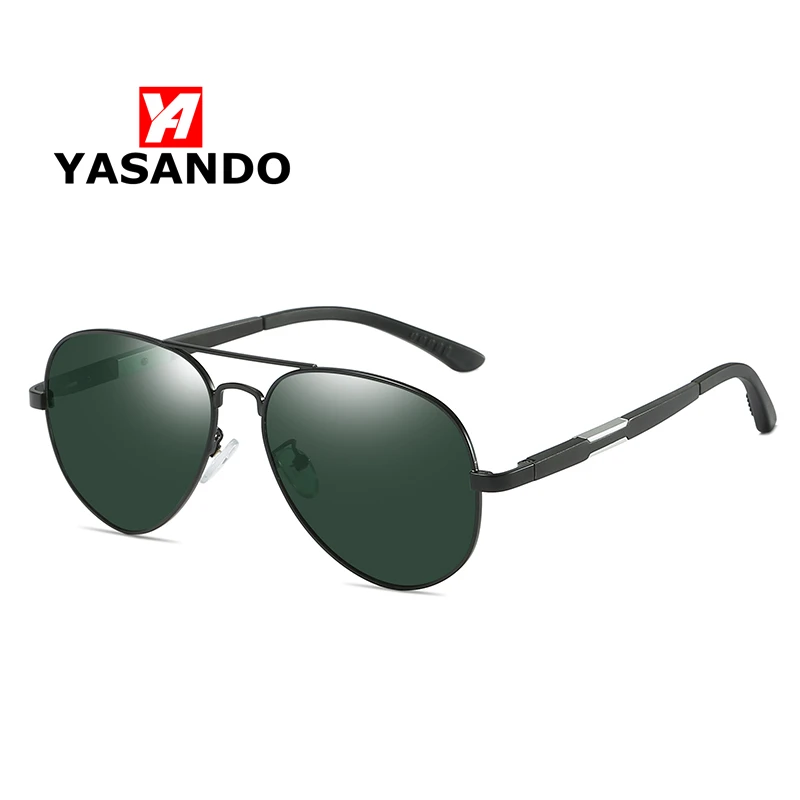 Роскошные солнцезащитные очки YASANDO Мужские поляризационные авиаторы для улицы