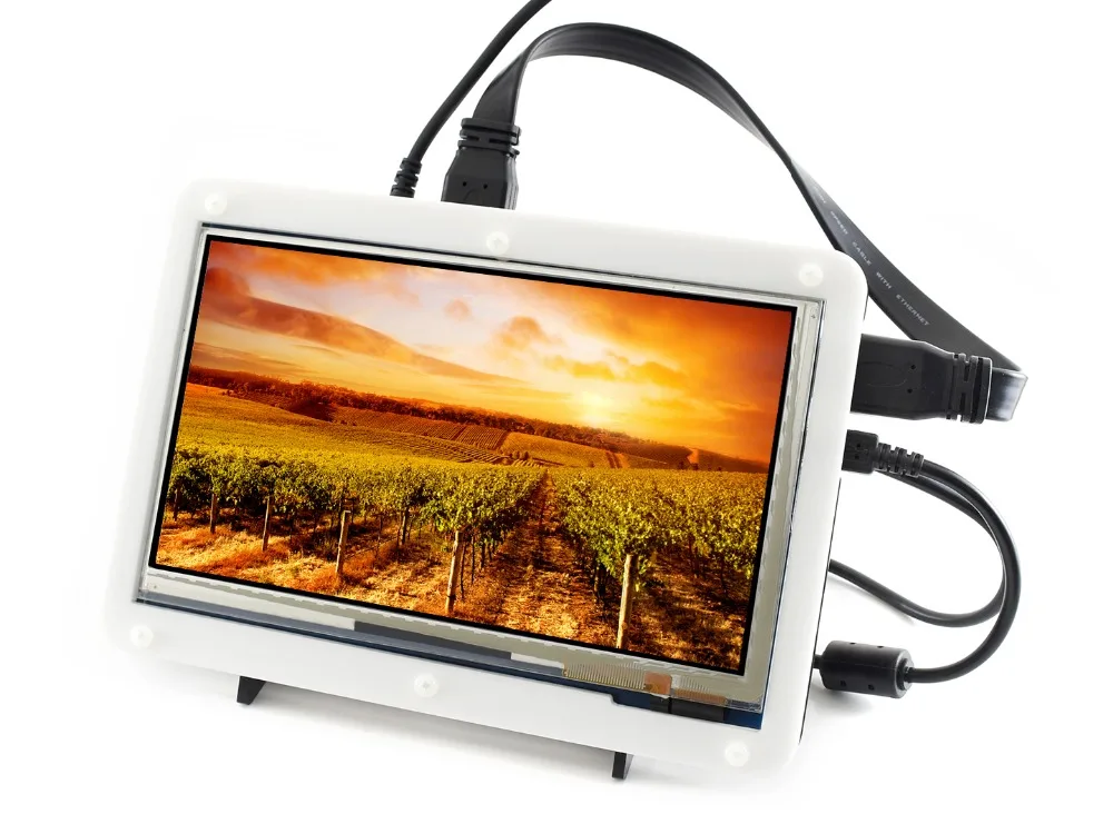 Waveshare аксессуары упаковка Тип F для Raspberry Pi включая 7 &quotHDMI LCD type C биколор чехол 16 Гб