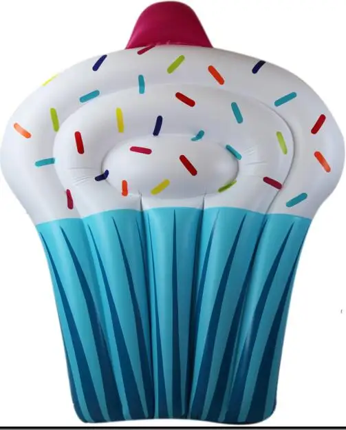 160 см ПВХ надувное забавное очаровательное мороженое бассейн плавающее