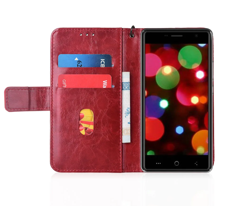 Кожаный чехол книжка для Micromax Q4151 Fundas с цветочным принтом 100% специальный кошелек