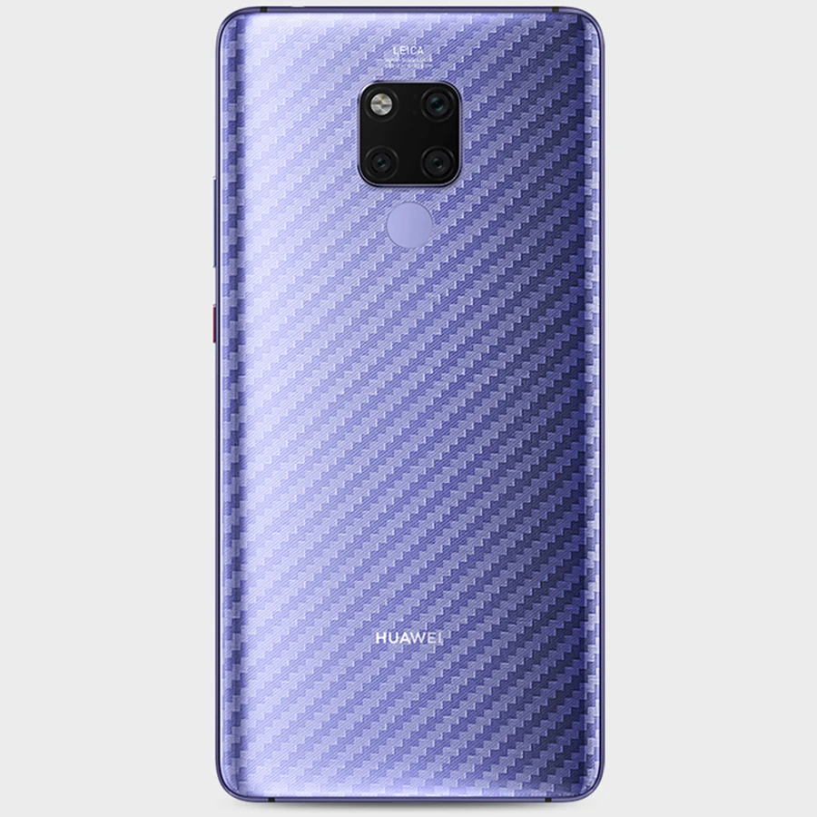 5 шт./лот пленка для Huawei Mate 20 Pro углеродное волокно мягкая задняя наклейка с