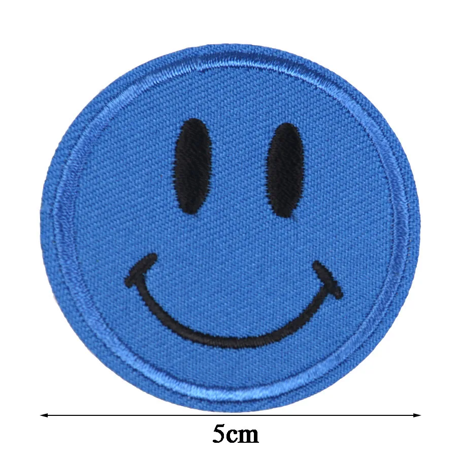 7 видов цветов наклейки со смайликом для одежды ручной работы аксессуары