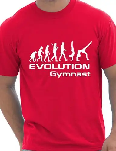 

Evolution Of Gymnast Funny Mens T-Shirt Birthday Gift More Size and Colors-A136