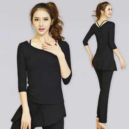 3 шт./компл. 2018 Женская одежда для йоги дышащая спортивная танцевальные костюмы