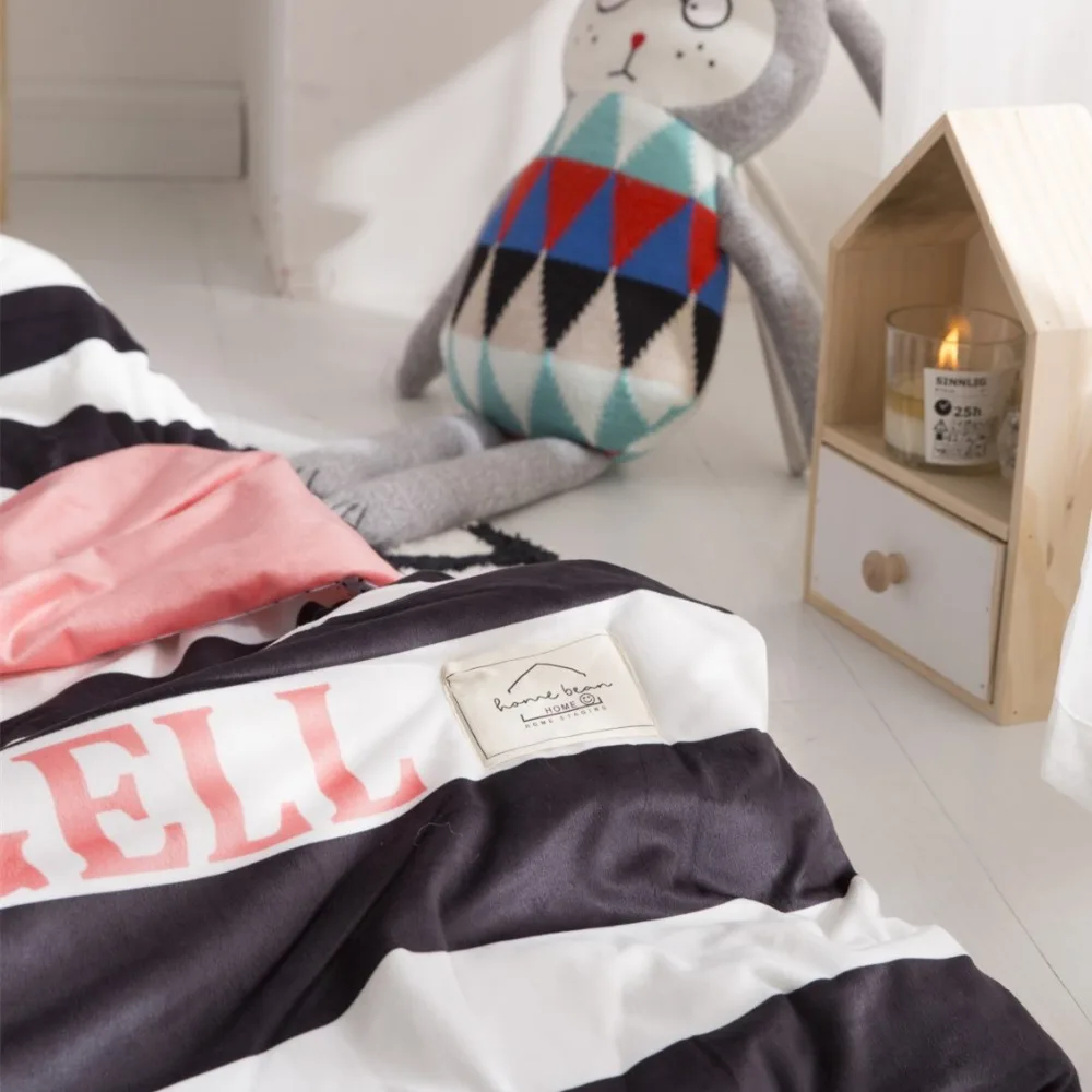 150cm*70cm Kid Sleeping Bag Thicken Quit with Pillow Warm Envelope for Bedroom Multifunctional Children Sleeping Bag