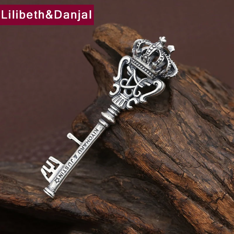 Ожерелье с подвеской для мужчин и женщин из серебра 925 пробы в винтажном стиле