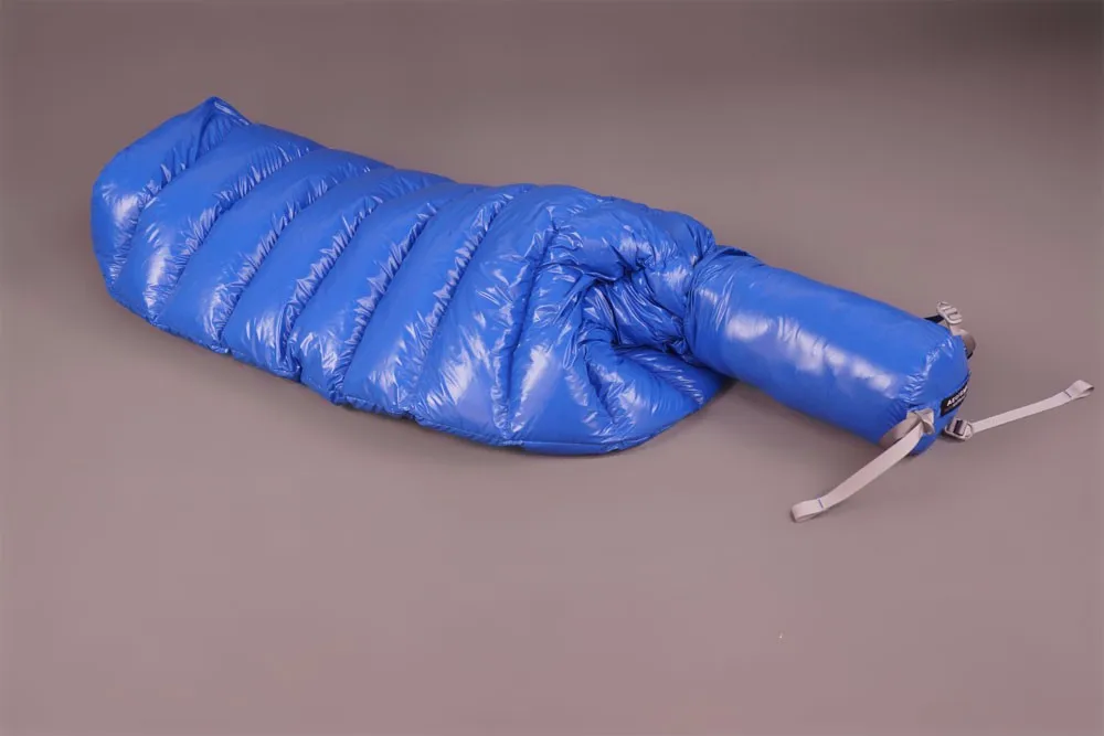 Aegimax сверхлегкий спальный мешок для отдыха на природе Мумия белый гусиный пух