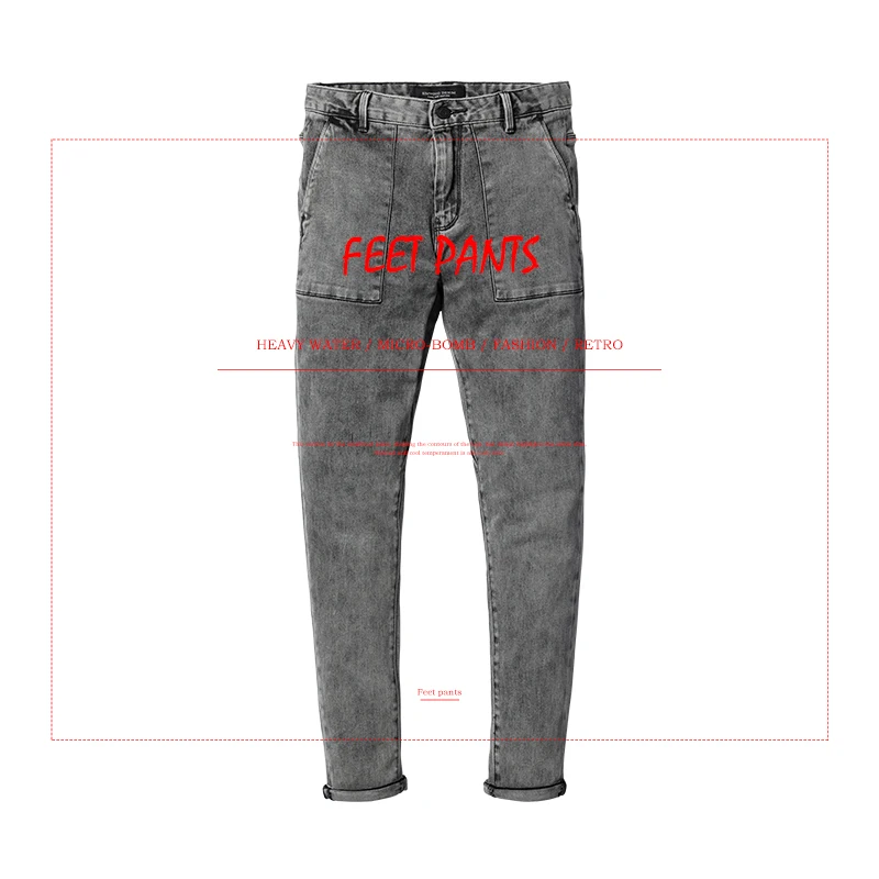 Джинсы SIMWOOD мужские весенние модные облегающие большого размера NC017060|brand jeans
