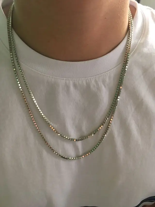 Ожерелье цепочка из серебра 925 пробы 35/40/45/50/55/60/80 см|collar necklace men|collar womencollar chain |