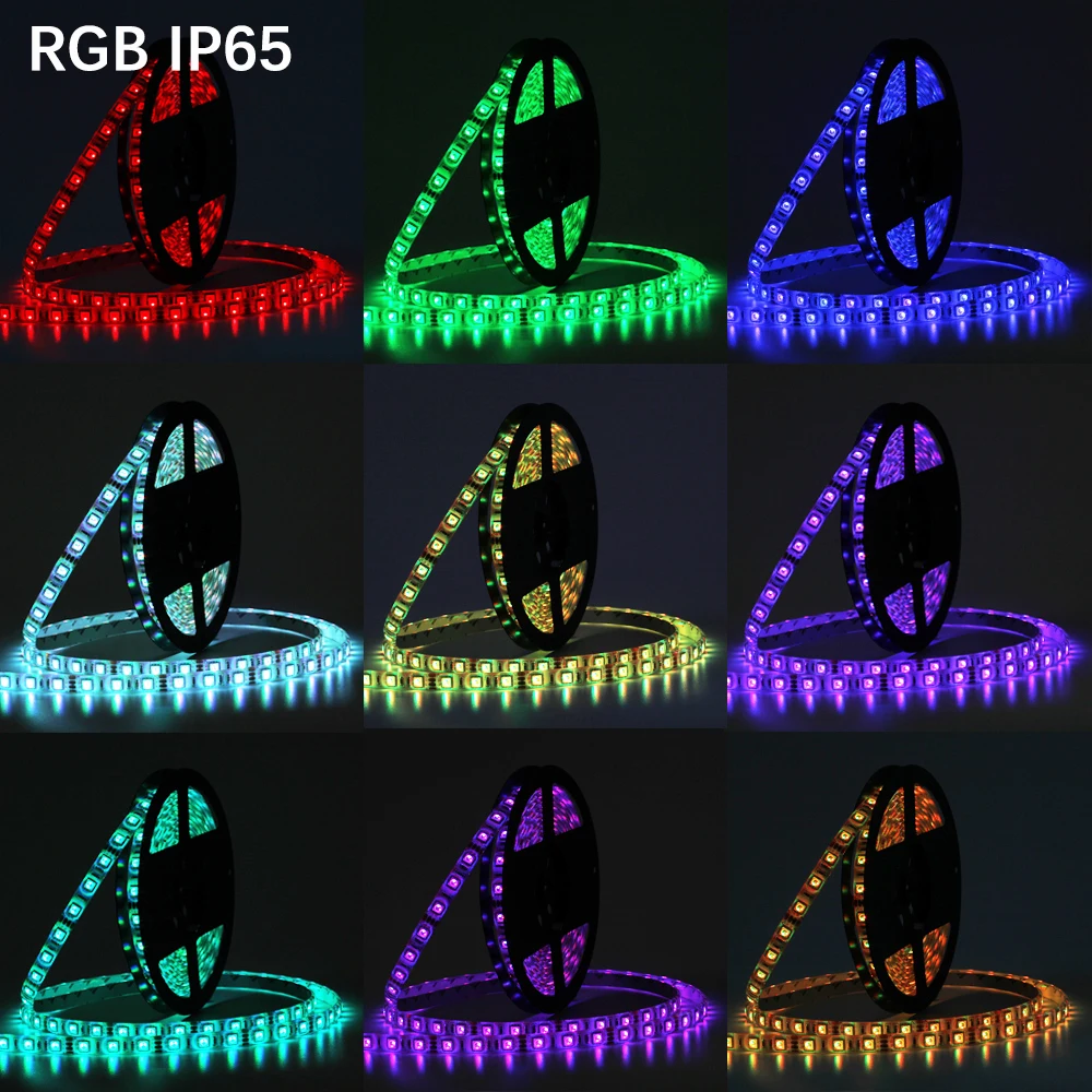 12 В светодиодные ленты 5050 RGB 5 м 300 светодиодный s RGBW rgbww полосы света + 2 4 г RGB/RGBW