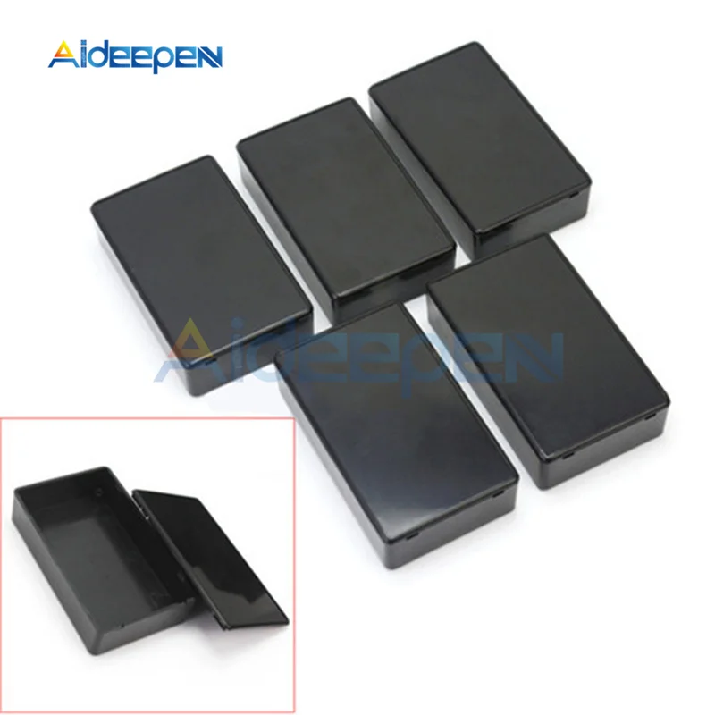 5 шт./лот ABS DIY пластиковый электронный проект коробка корпус инструмент 100x60x25 мм черный