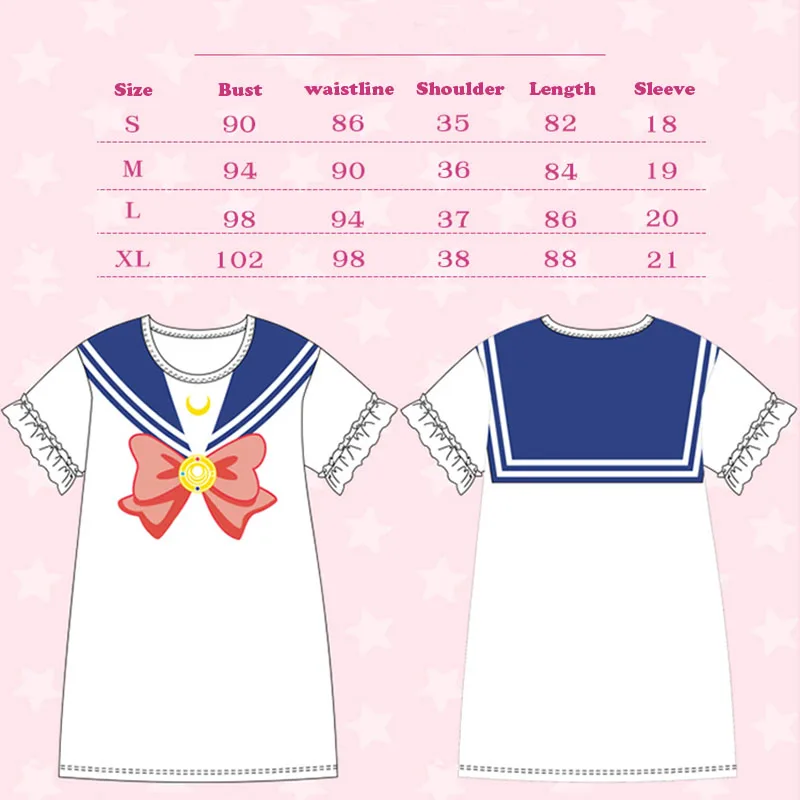 Аниме Сейлор Мун Tsukino Usagi платье Костюм Ночная юбка халат пижама|night skirt|night dress |