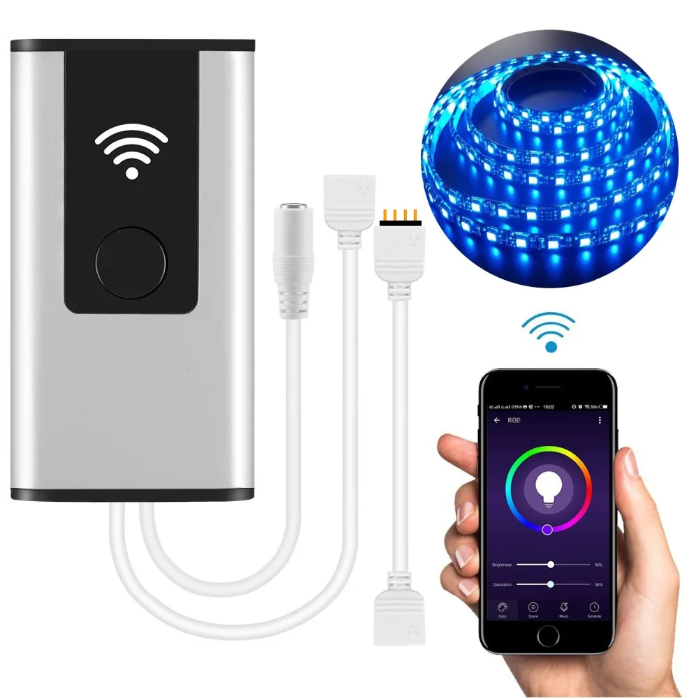Timethinker WIFI беспроводной умный сетевой переключатель светодиодный контроллер 12 в 24