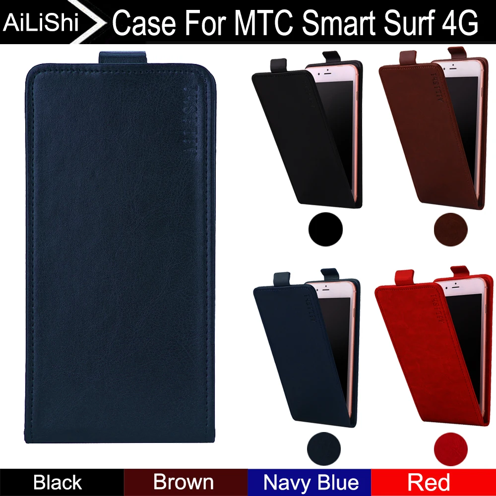 

AiLiShi For MTC Smart Surf 4G Case Up And Down Vertical Phone Flip Luxury Leather Case Phone Accessories 4 Colors Tracking