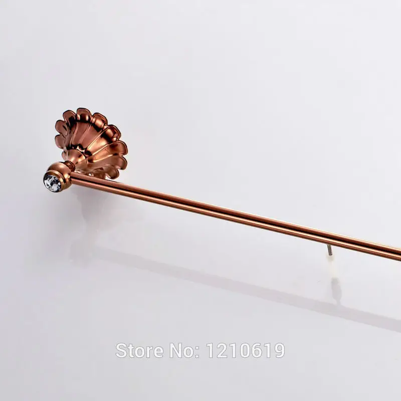 Новый держатель для банного полотенца из розового золота с одним ярусом и