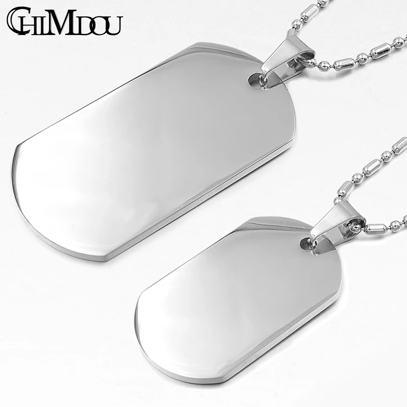 Подвеска для собаки CHIMDOU из нержавеющей стали, ожерелье, Военные солдаты, металлические штампованные бирки, оптовая продажа KJP08
