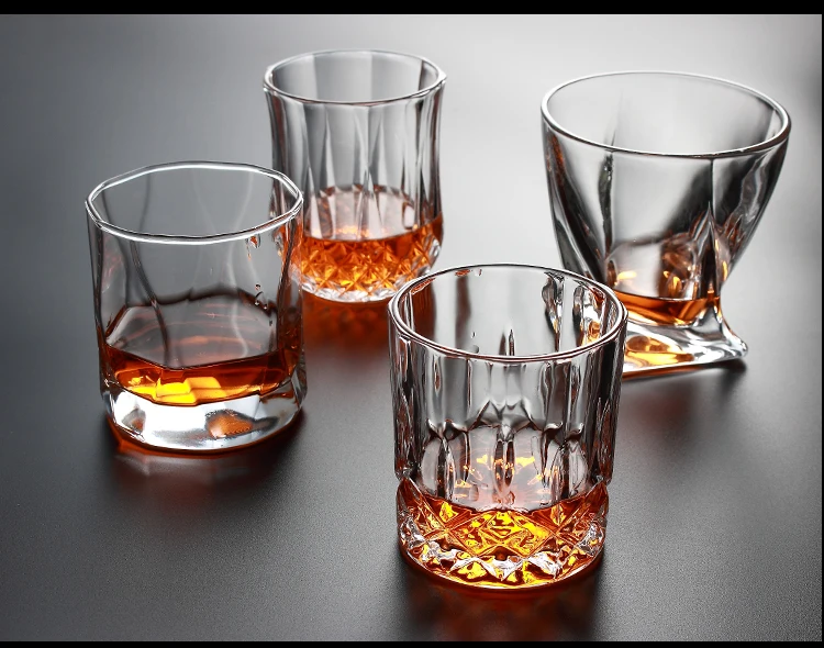 1 шт. Хрустальная чашка бренди для горячей и холодной воды закаленная стеклянная