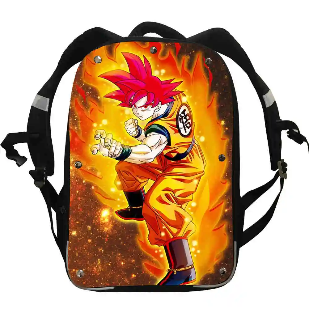 AB Рюкзак с драконом и шариком, ультра-Instinct Son Goku Super Saiyan, аниме, повседневные школьные сумки для маленьких мальчиков и девочек, подростков, Mochila, подарочная сумка - Цвет: AB