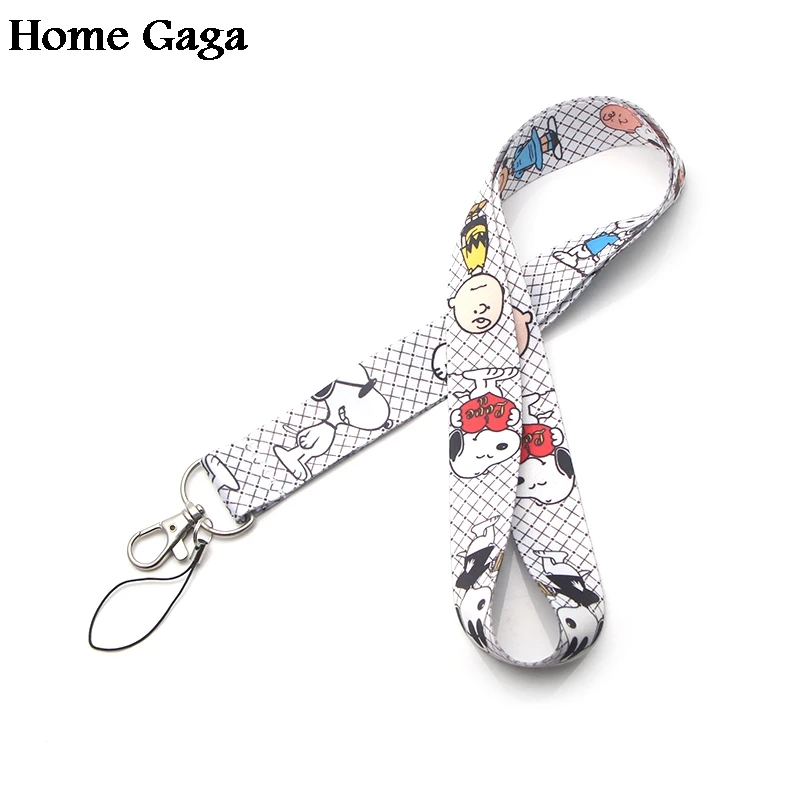 Homegaga мультяшная собака diy ремешки на шею телефоны ключи сумки камеры id карты Держатели брелок тесьма ленты D1877
