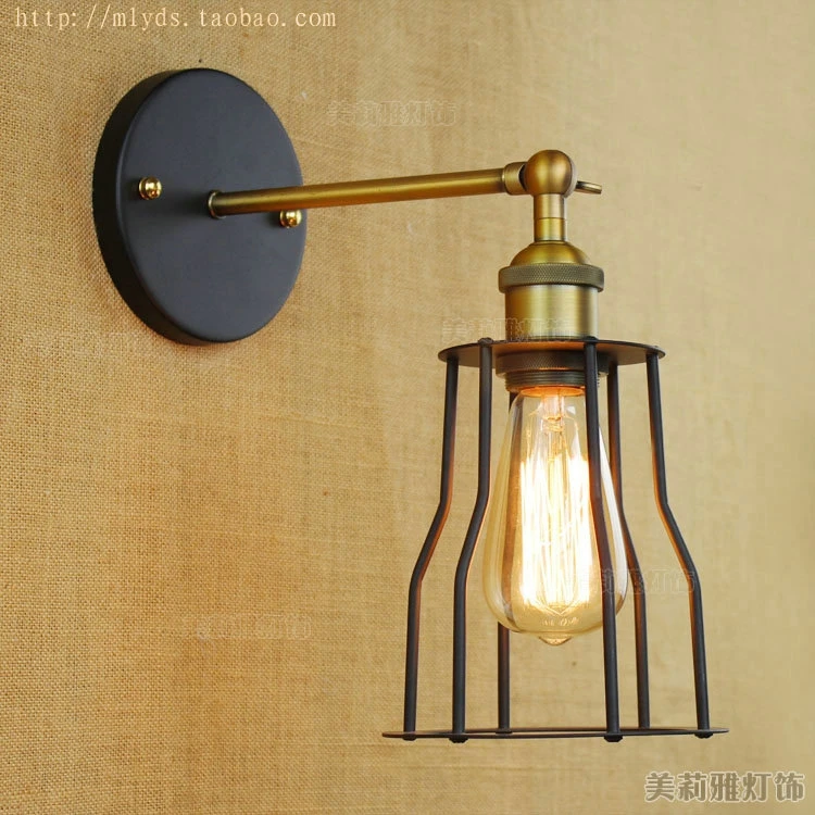 

Vintage wall light glass wall lamp 110V 220V wall lamp for workroom bedroom Bathroom dinning living room swing arm wall lights