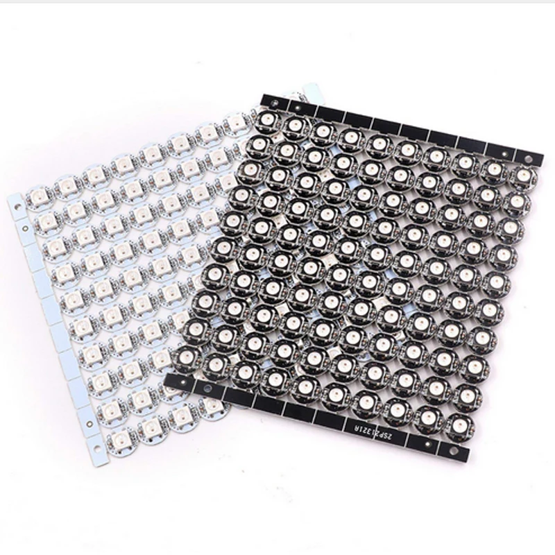 Светодиод WS2812B индивидуально адресуемый WS2811 IC rgb белый/черный 2812b светодиодный