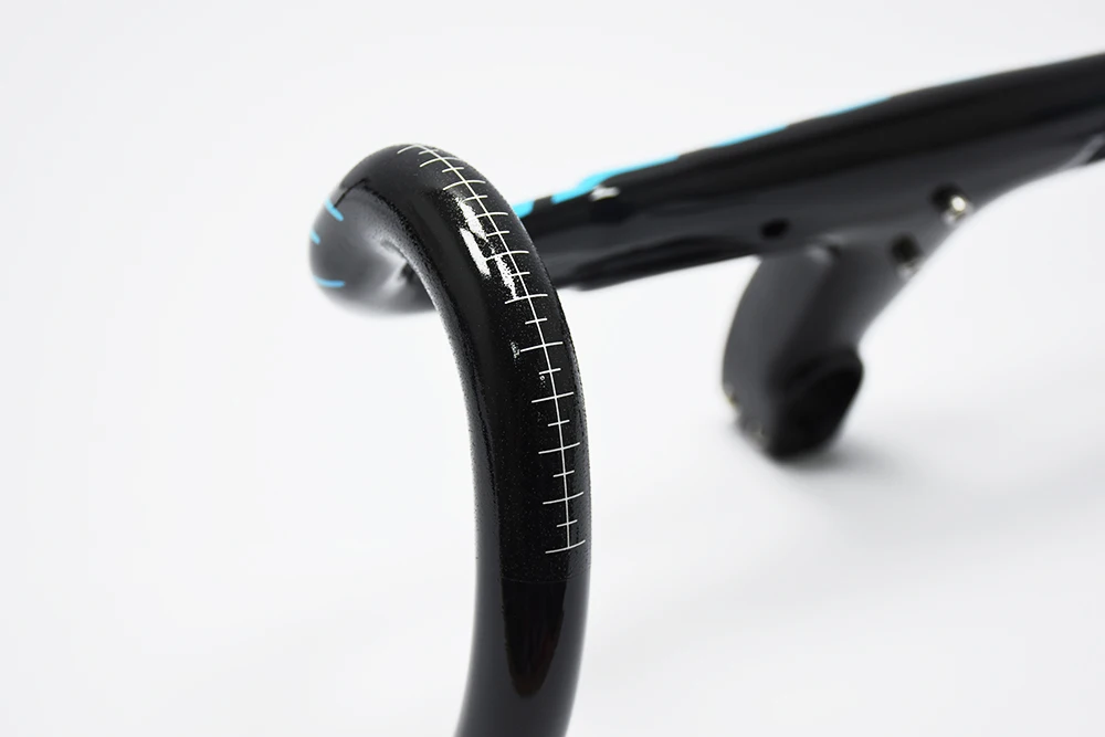 HC черный красный УГЛЕРОДНЫЙ руль для шоссейного велосипеда часть