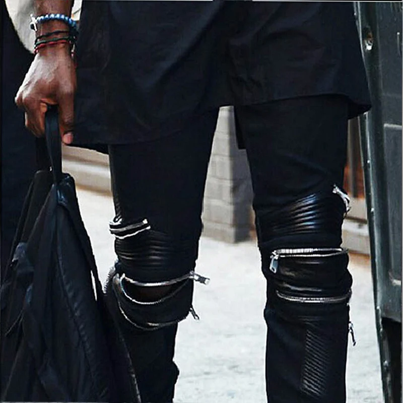 7 Размеры размера плюс Funky Япония панк Мужская Повседневная рубашка Slim Fit узкие PU