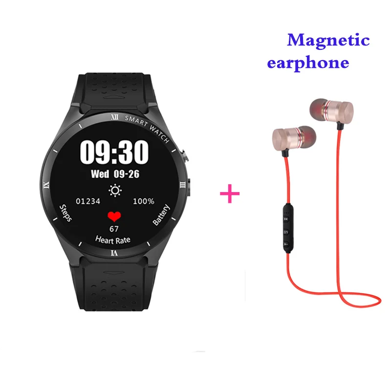 Origin Kingwear 3G SmartWatch KW88 pro Android 7 0 M TK6580 HeartRate WiFi GPS Смарт часы для Samsung Gear S3 HUAWEI Watch 2