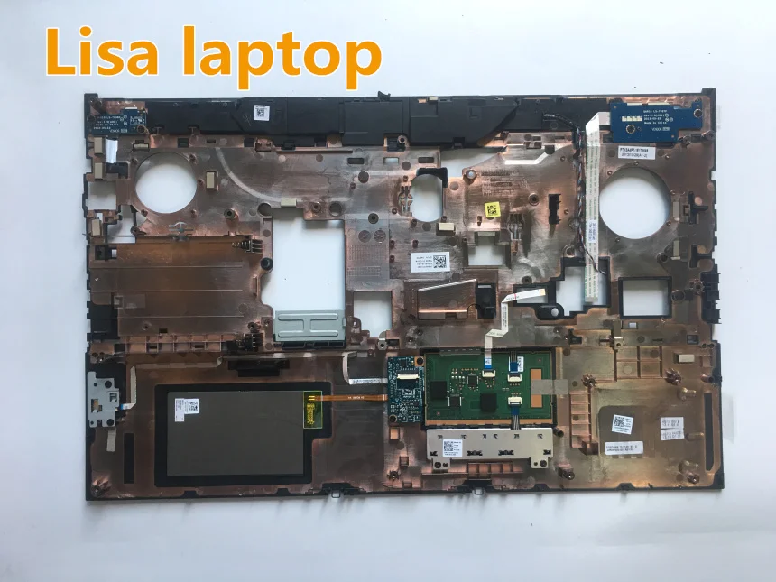 Dell OEM Прецизионные M6700 Palmrest Сенсорная панель сборка с считыватель отпечатков пальцев-46FYP