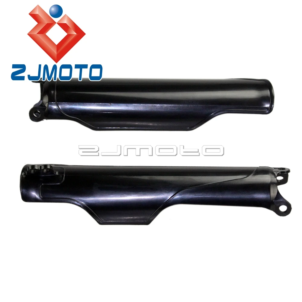 Грязевой велосипед белые вилки для CRF450X 2005-2017 пластиковые черные мотоцикла Honda CR125