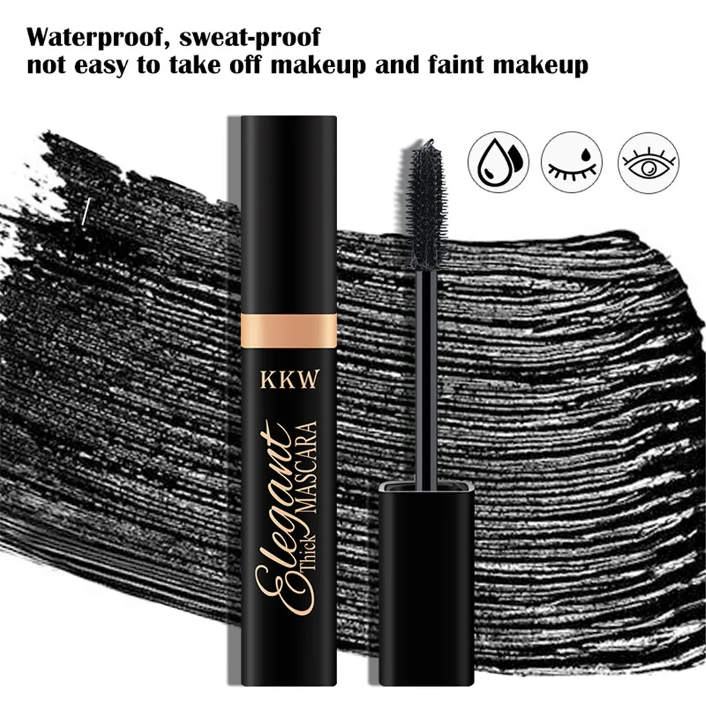 2019 3D шелк тушь для ресниц Водонепроницаемый Rimel увеличения Черный утолщающие