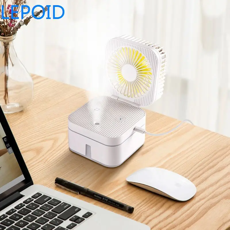 LEPOID Настольный usb вентилятор мини увлажнитель ультра тихий третий скоростной с