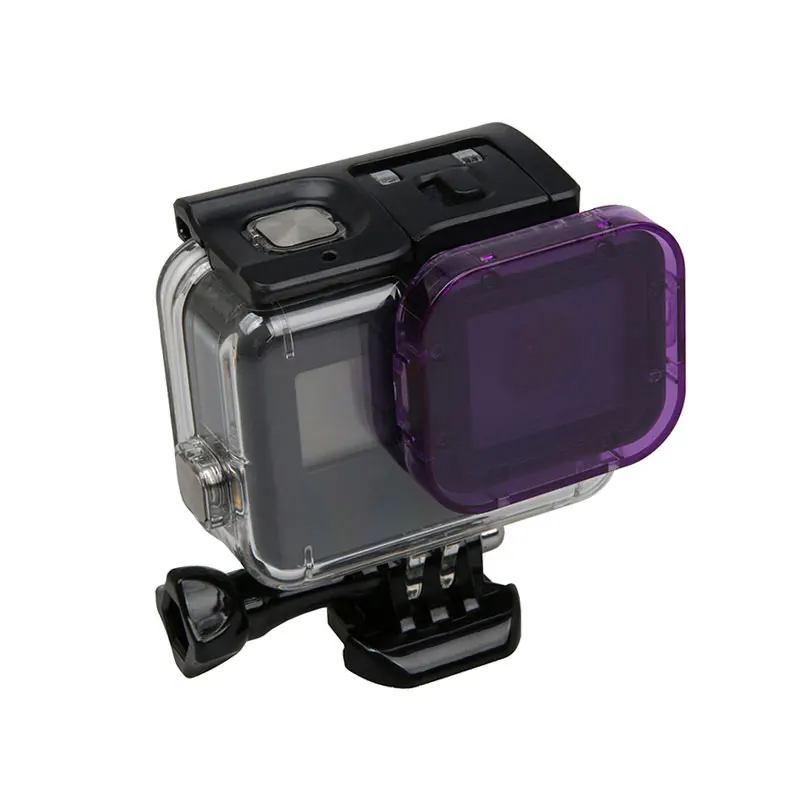 Фильтр для дайвинга водонепроницаемый чехол объектива Go pro Hero 5 6 7 Black Pro