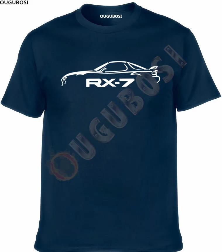 Бесплатная доставка MAZDA RX7 Вдохновленный автомобиль футболка # RX7|Мужские